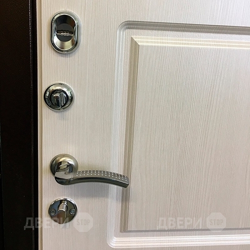 Входная металлическая Дверь Ратибор Трио Лиственница Беж в Видное