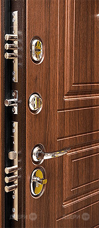 Входная металлическая Дверь Сударь МД-25 Орех бренди в Видное