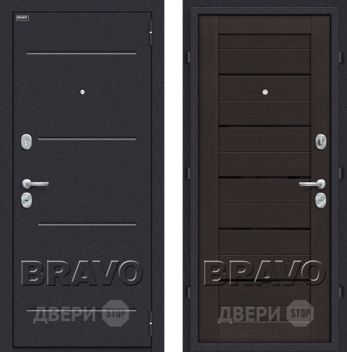 Входная металлическая Дверь Bravo Оптим Техно Eterno в Видное