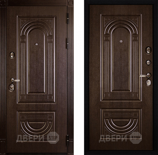 Входная металлическая Дверь Сударь МД-32 Венге в Видное
