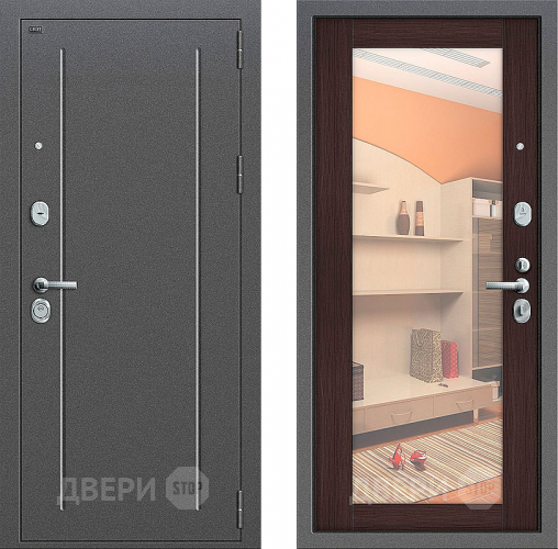 Входная металлическая Дверь Groff Т2-220 Wenge Veralinga в Видное