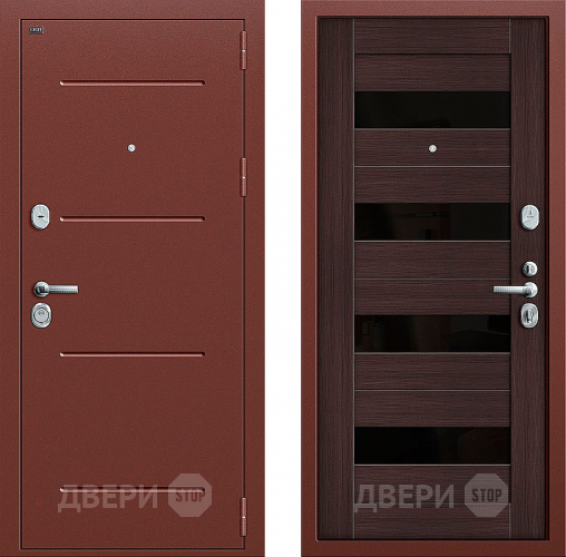 Входная металлическая Дверь Groff Т2-223 Wenge Veralinga в Видное