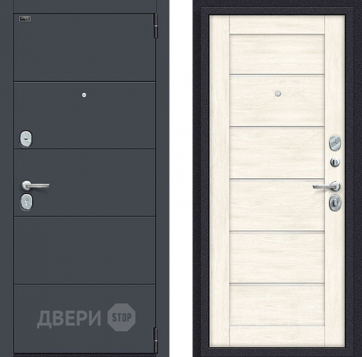 Входная металлическая Дверь Bravo Порта S-3 4/Л22 Nordic Oak в Видное