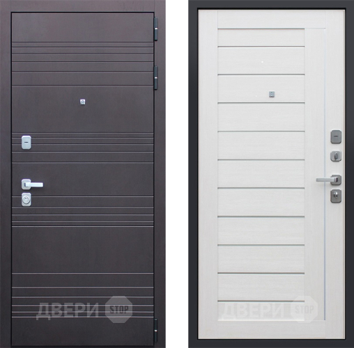 Входная металлическая Дверь АСД Дуэт Лиственница белая в Видное