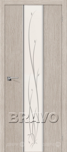 Межкомнатная дверь Глейс-2 Twig (3D Cappuccino) в Видное