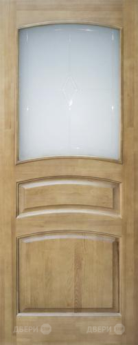 Межкомнатная дверь 16-ПО светлый лак в Видное