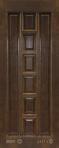 Межкомнатная дверь 11-ПГ темный лак в Видное