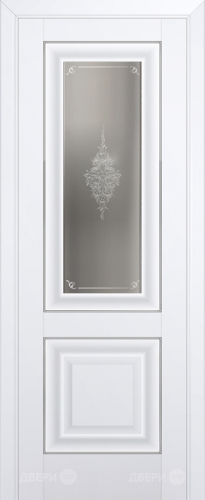 Межкомнатная дверь ProfilDoors 28U аляска (матовое, кристалл с узором) в Видное