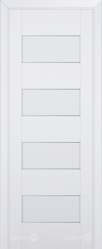 Межкомнатная дверь ProfilDoors 45U аляска частично остекленная (графит) в Видное