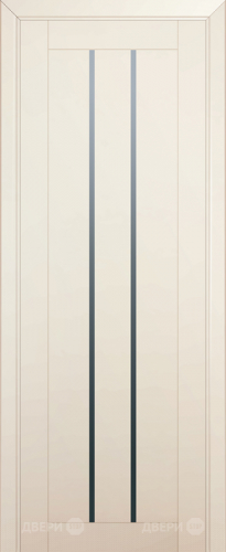 Межкомнатная дверь ProfilDoors 49U магнолия-сатинат (графит) в Видное