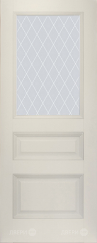 Межкомнатная дверь ProfilDoors 67U магнолия-сатинат (ромб) в Видное