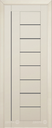 Межкомнатная дверь ProfilDoors 17U магнолия сатинат (графит) в Видное