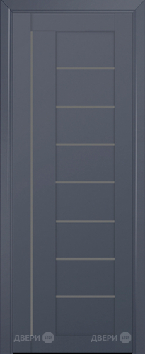 Межкомнатная дверь ProfilDoors 17U антрацит (графит) в Видное