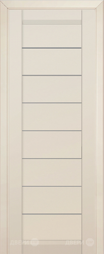 Межкомнатная дверь ProfilDoors 71U магнолия сатинат (графит) в Видное