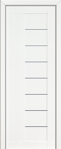 Межкомнатная дверь ProfilDoors 17L белый люкс (графит) в Видное