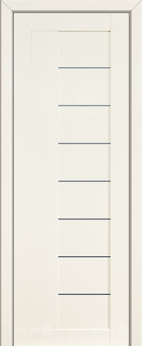 Межкомнатная дверь ProfilDoors 17L магнолия люкс (графит) в Видное