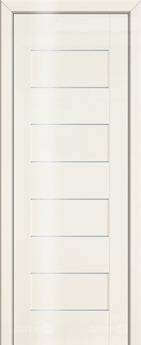 Межкомнатная дверь ProfilDoors 45L магнолия люкс (графит) в Видное