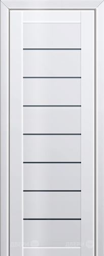 Межкомнатная дверь ProfilDoors 71L белый люкс (графит) в Видное
