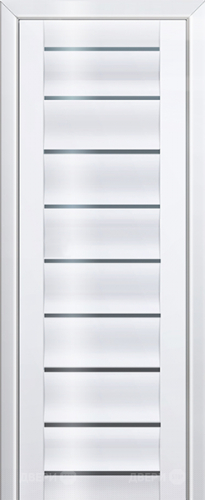 Межкомнатная дверь ProfilDoors 76L белый люкс (графит) в Видное