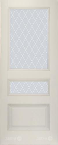 Межкомнатная дверь ProfilDoors 68U магнолия сатинат (ромб) в Видное