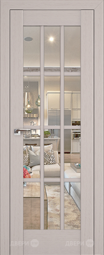 Межкомнатная дверь ProfilDoors 102X пекан белый (матовое) в Видное