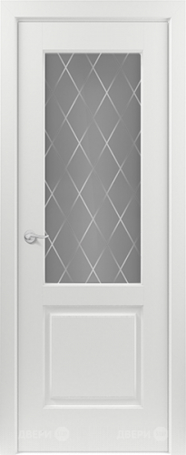 Межкомнатная дверь Венеция ПО RAL 9003 (ромб) в Видное