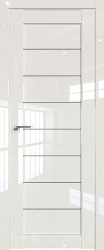 Межкомнатная дверь ProfilDoors 71L Магнолия люкс (графит) в Видное