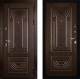 Входная металлическая Дверь Сударь МД-32 Венге в Видное