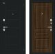 Входная металлическая Дверь Bravo Пик Букле черное/Dark Barnwood в Видное
