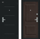 Входная металлическая Дверь Bravo Нео Букле черное/Wenge Veralinga в Видное