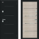 Входная металлическая Дверь Bravo Thermo Лайн Букле черное/Cappuccino Veralinga в Видное