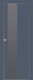 Межкомнатная дверь ProfilDoors 5E Антрацит (серебряный лак) в Видное