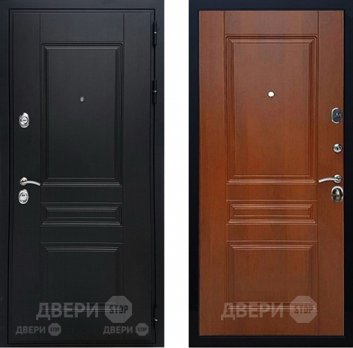 Входная металлическая Дверь Геркон (Gercon) Лондон панель МДФ Итальянский орех в Видное