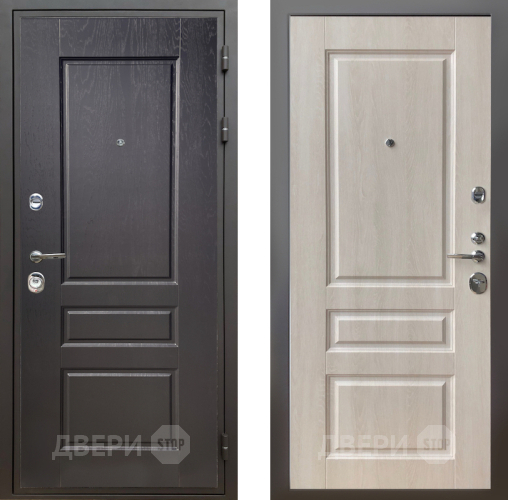 Входная металлическая Дверь Шелтер (SHELTER) Комфорт Дуб английский 3 Дуб филадельфия крем в Видное