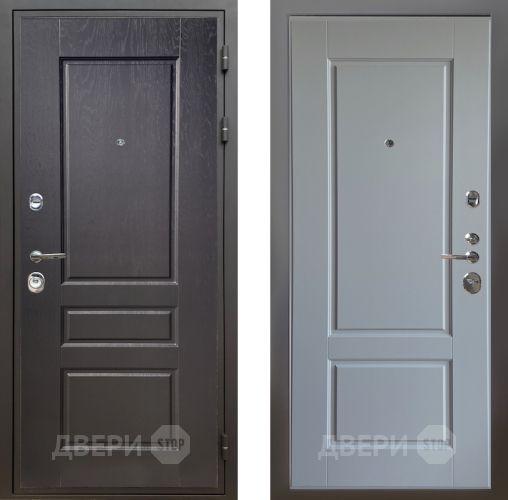 Входная металлическая Дверь Шелтер (SHELTER) Комфорт Дуб английский 6 Силк Маус в Видное