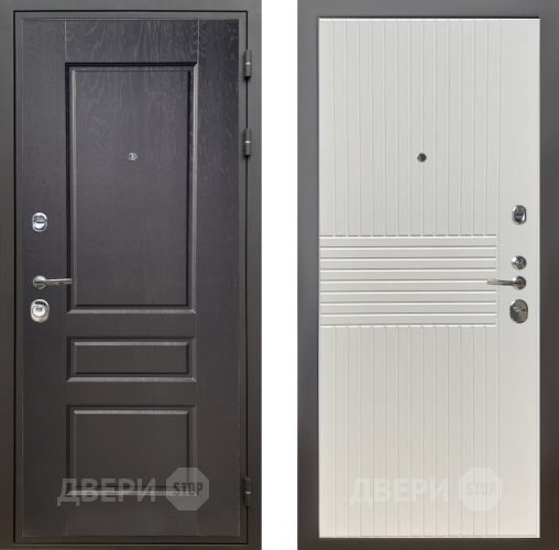 Входная металлическая Дверь Шелтер (SHELTER) Комфорт Дуб английский 10 Силк Сноу в Видное