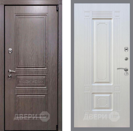 Входная металлическая Дверь Рекс (REX) Пренмиум-S FL-2 Лиственница беж в Видное