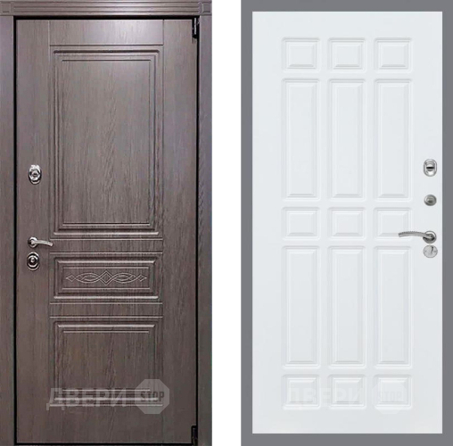 Входная металлическая Дверь Рекс (REX) Пренмиум-S FL-33 Силк Сноу в Видное