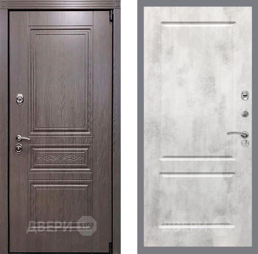 Входная металлическая Дверь Рекс (REX) Пренмиум-S FL-117 Бетон светлый в Видное