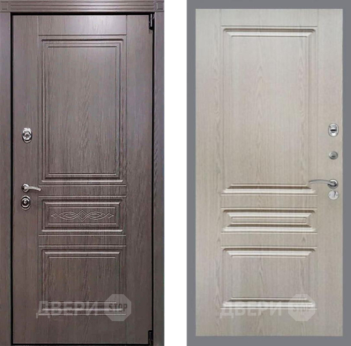 Входная металлическая Дверь Рекс (REX) Пренмиум-S FL-243 Беленый дуб в Видное