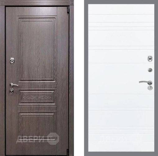 Входная металлическая Дверь Рекс (REX) Пренмиум-S Line Силк Сноу в Видное