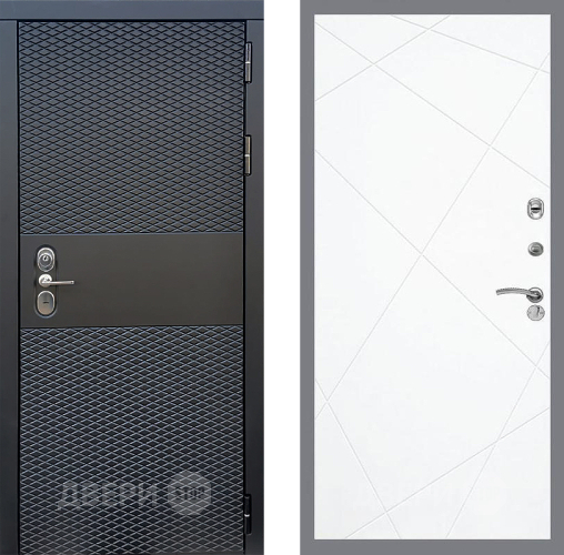 Входная металлическая Дверь Стоп БЛЭК CISA ФЛ-291 Силк Сноу в Видное