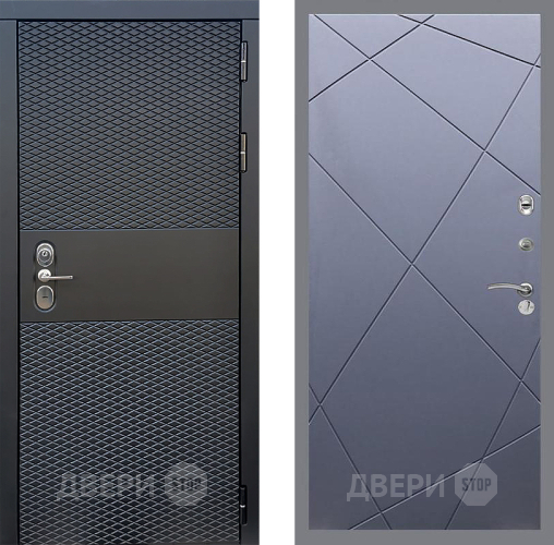 Входная металлическая Дверь Стоп БЛЭК CISA ФЛ-291 Силк титан в Видное