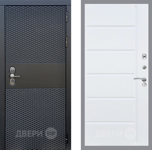 Входная металлическая Дверь Стоп БЛЭК CISA ФЛ-102 Белый ясень в Видное