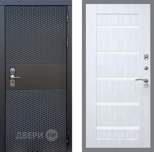 Входная металлическая Дверь Стоп БЛЭК CISA СБ-14 Сандал белый в Видное