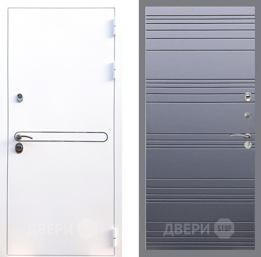 Дверь Стоп Лайн Вайт Лайн Силк титан в Видное