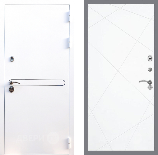 Входная металлическая Дверь Стоп Лайн Вайт ФЛ-291 Силк Сноу в Видное