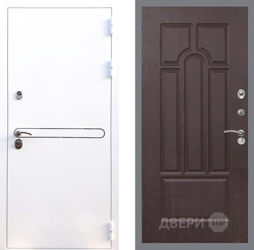 Входная металлическая Дверь Стоп Лайн Вайт ФЛ-58 Венге в Видное