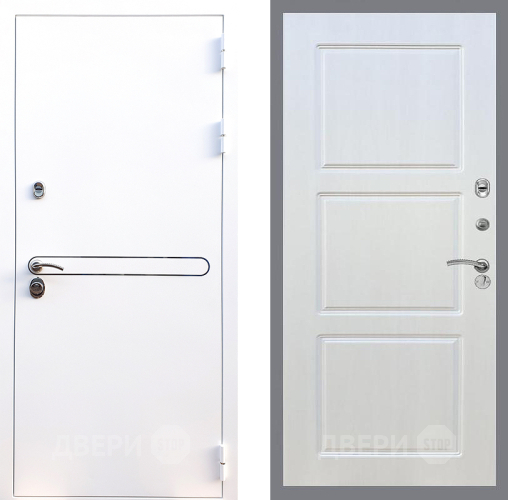 Входная металлическая Дверь Стоп Лайн Вайт ФЛ-3 Лиственница беж в Видное