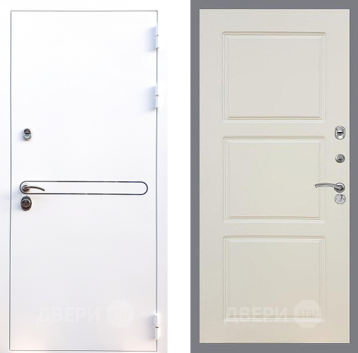 Входная металлическая Дверь Стоп Лайн Вайт ФЛ-3 Шампань в Видное